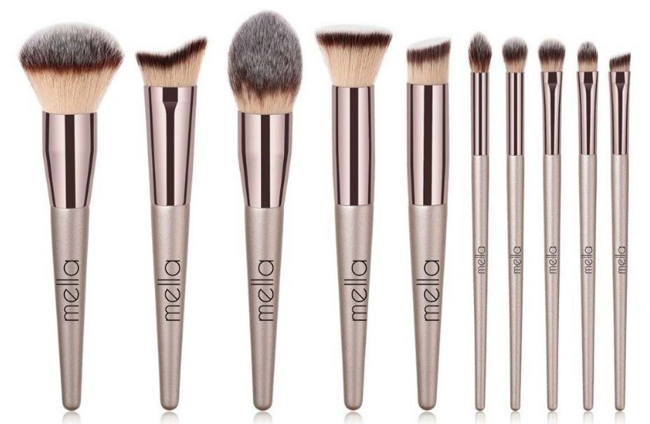 Mella Makeup Brush Set -10 pcs